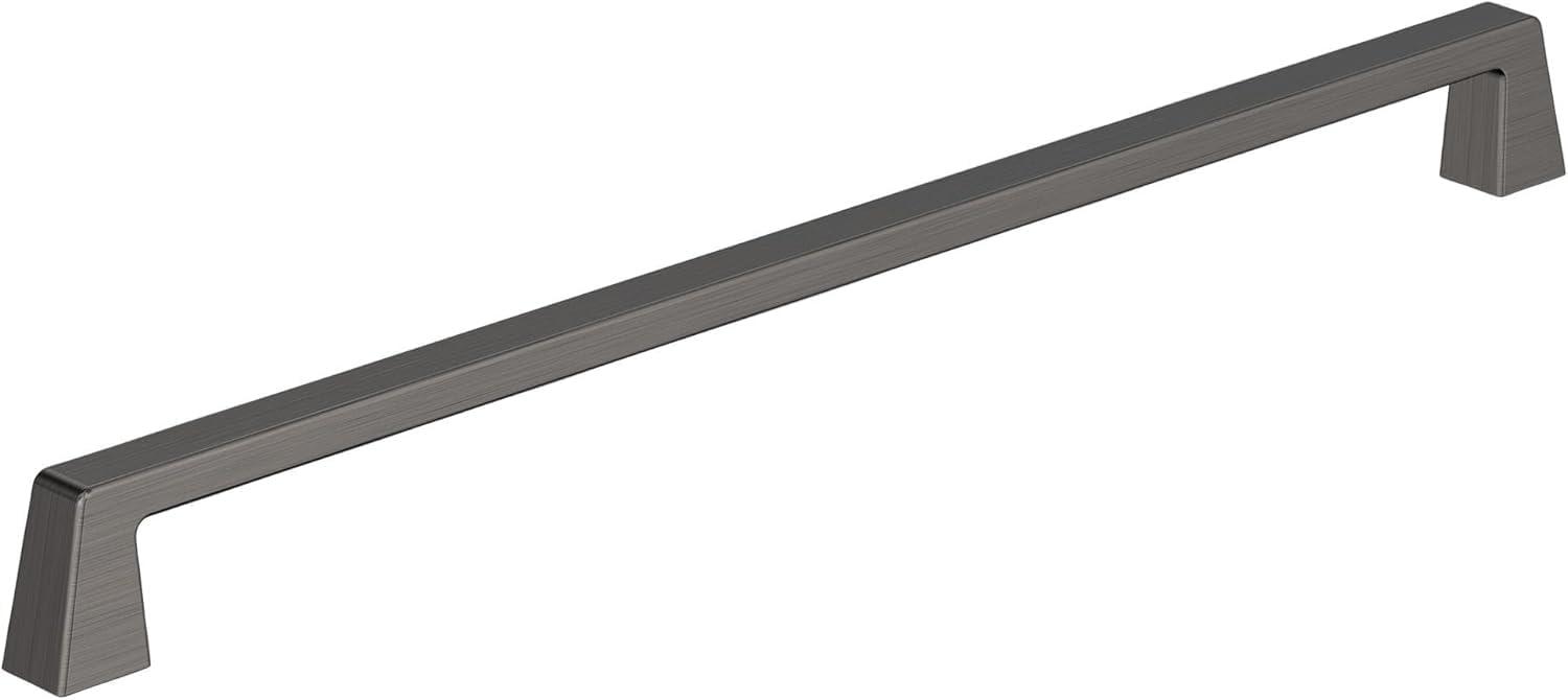 imageAmerock Appliance Pull Black Bronze 12 inch 305 mm Center to Center Blackrock 1 Pack Drawer Pull Drawer Handle Cabinet HardwareGunmetal