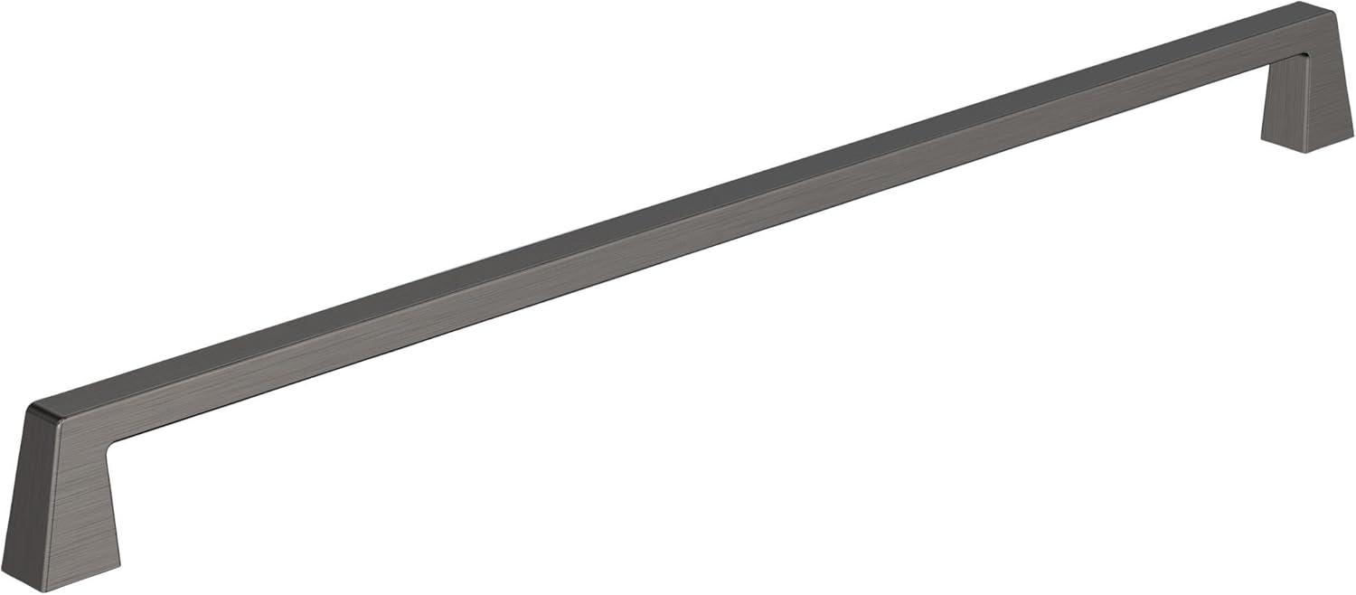 imageAmerock Appliance Pull Black Bronze 12 inch 305 mm Center to Center Blackrock 1 Pack Drawer Pull Drawer Handle Cabinet HardwareGunmetal