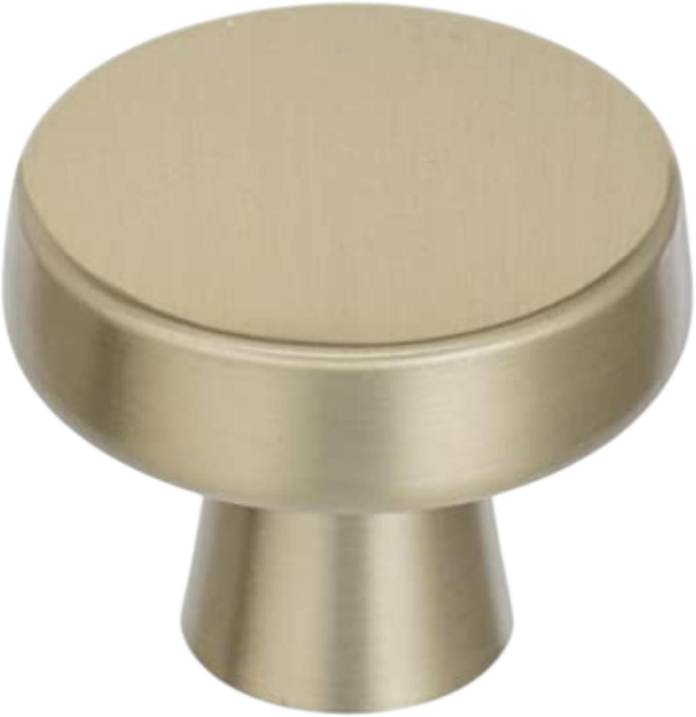 imageAmerock Cabinet Knob Black Bronze 158 inch 41 mm Diameter Blackrock 1 Pack Drawer Knob Cabinet HardwareGolden Champagne
