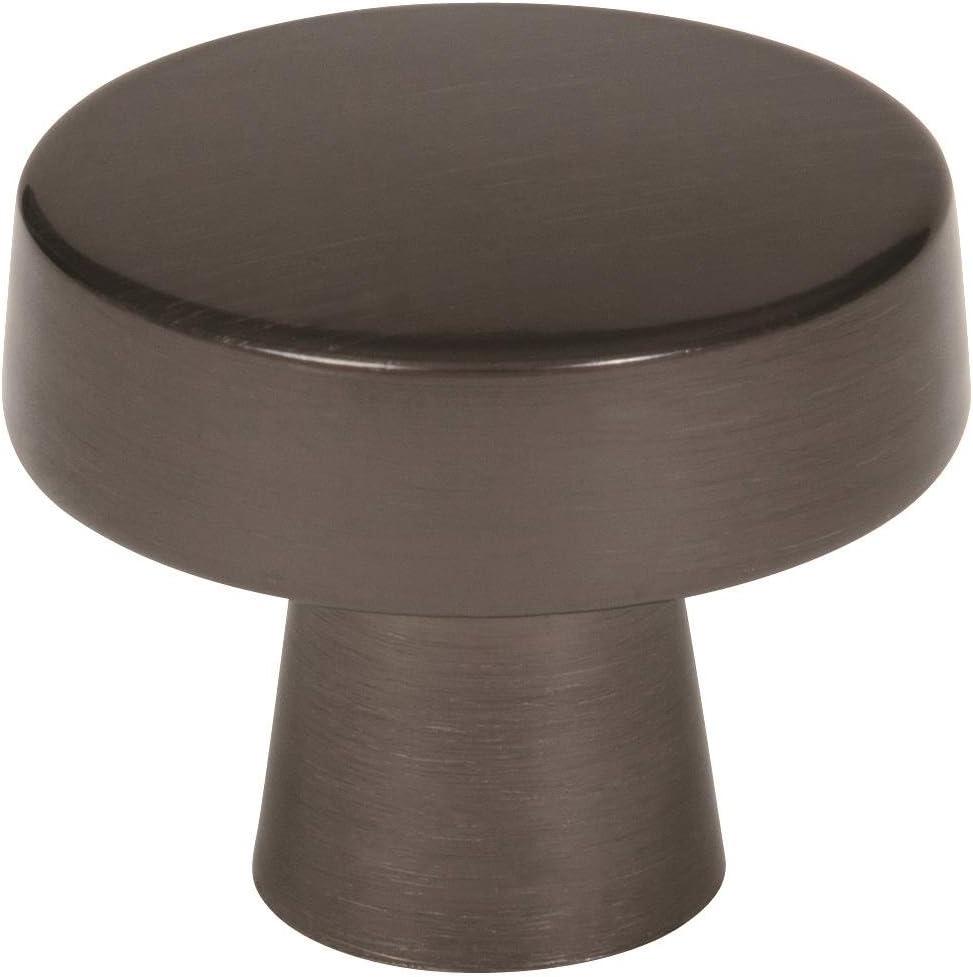 imageAmerock Cabinet Knob Black Bronze 158 inch 41 mm Diameter Blackrock 1 Pack Drawer Knob Cabinet HardwareGunmetal