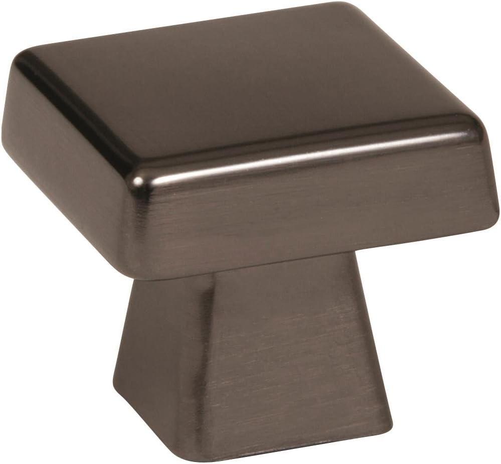imageAmerock Cabinet Knob Black Bronze 158 inch 41 mm Diameter Blackrock 1 Pack Drawer Knob Cabinet HardwareGunmetal