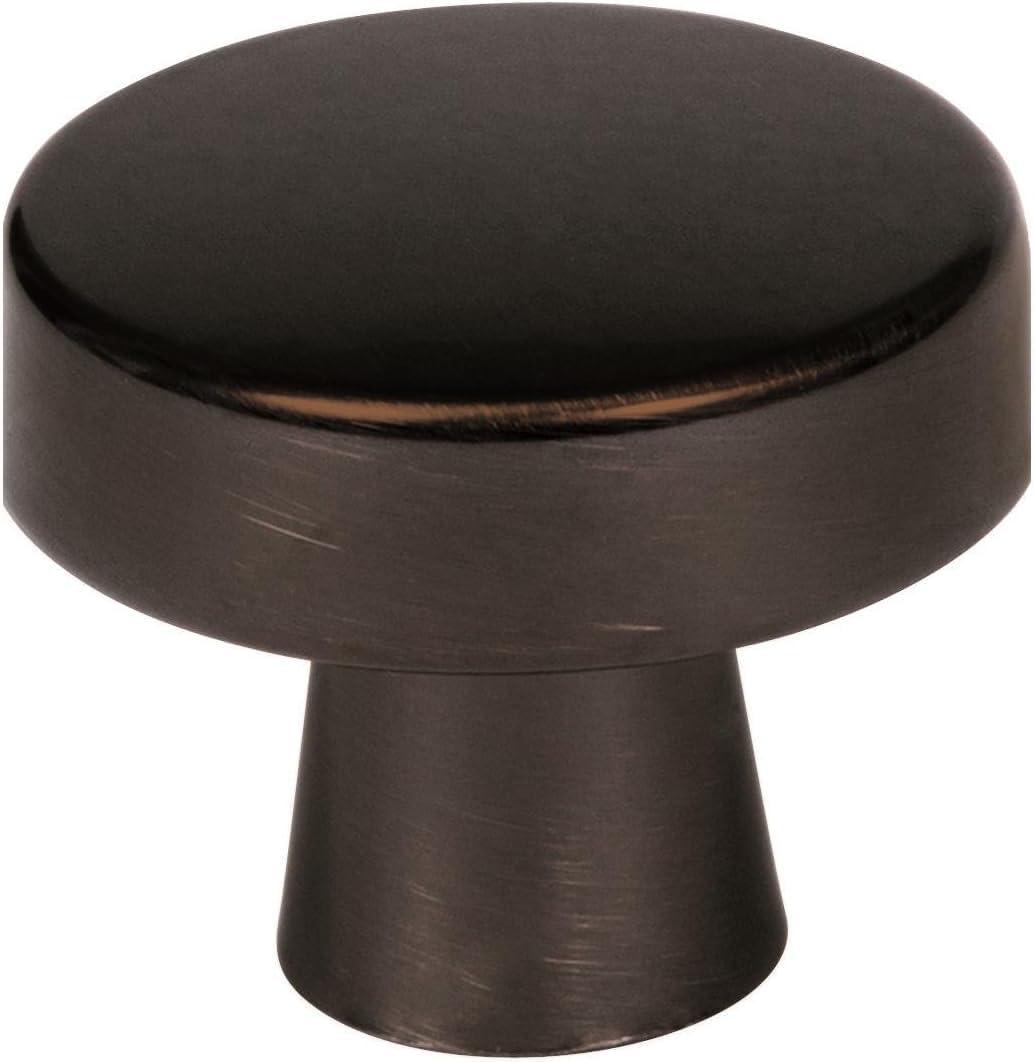 imageAmerock Cabinet Knob Black Bronze 158 inch 41 mm Diameter Blackrock 1 Pack Drawer Knob Cabinet HardwareOil Rubbed Bronze