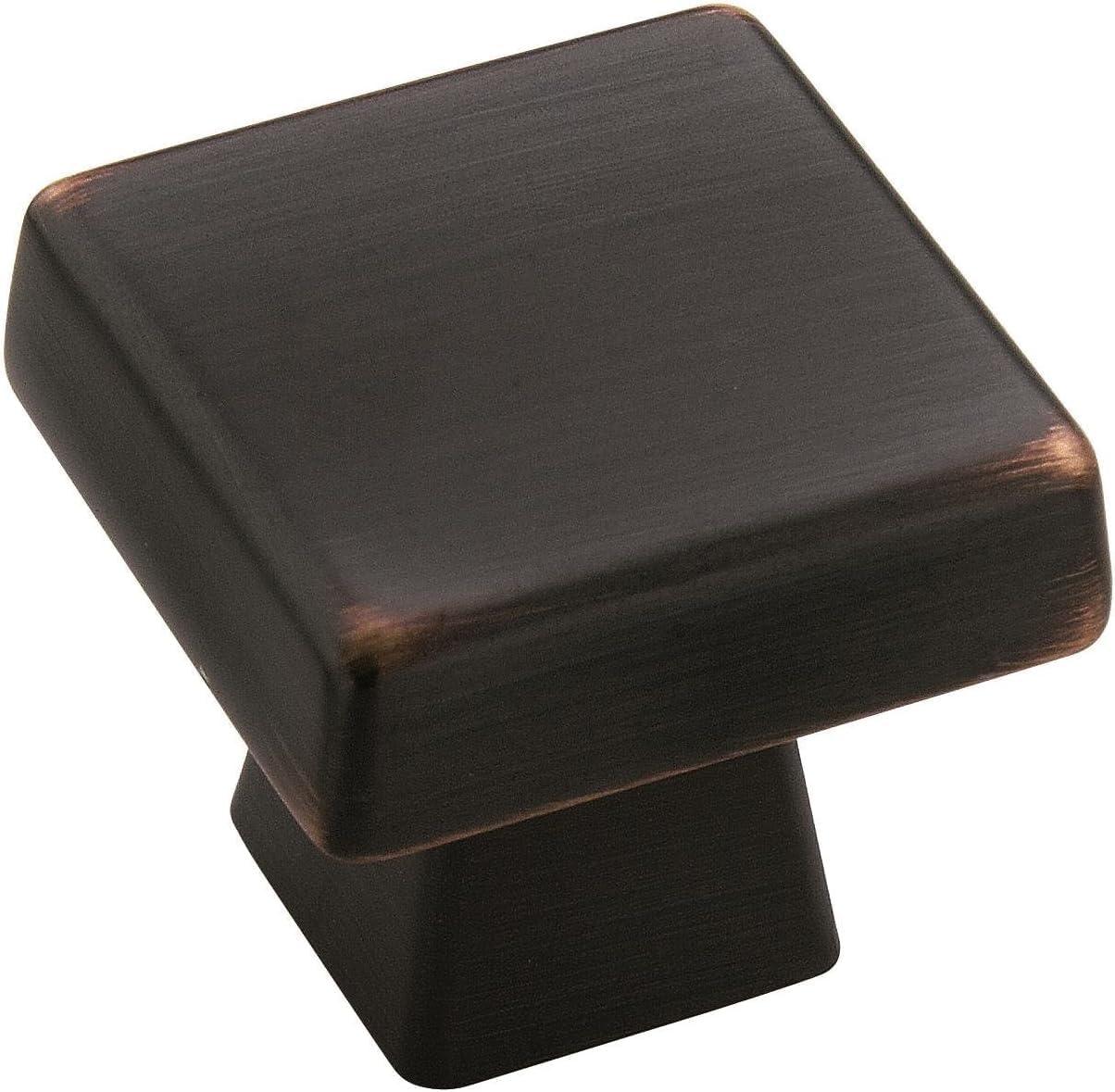imageAmerock Cabinet Knob Black Bronze 158 inch 41 mm Diameter Blackrock 1 Pack Drawer Knob Cabinet HardwareOil Rubbed Bronze