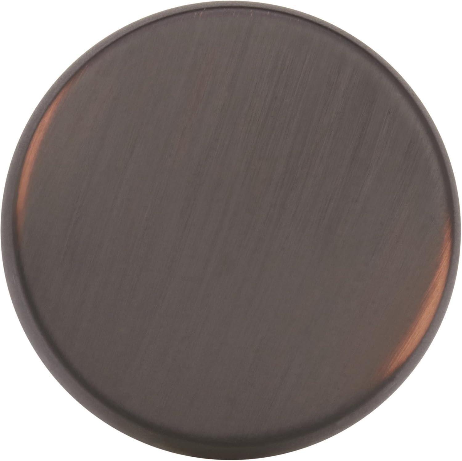 imageAmerock Cabinet Knob Black Bronze 158 inch 41 mm Diameter Blackrock 1 Pack Drawer Knob Cabinet HardwareOil Rubbed Bronze