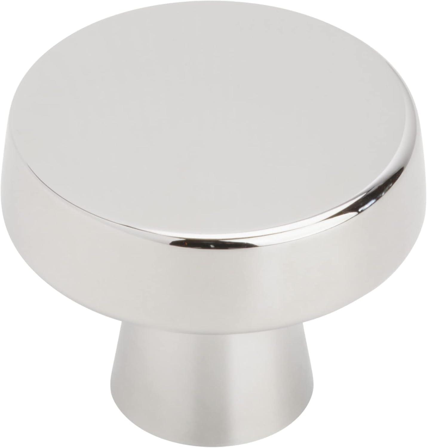 imageAmerock Cabinet Knob Black Bronze 158 inch 41 mm Diameter Blackrock 1 Pack Drawer Knob Cabinet HardwarePolished Chrome