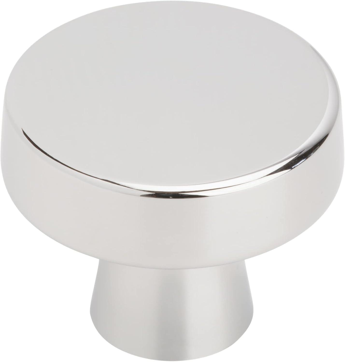 imageAmerock Cabinet Knob Black Bronze 158 inch 41 mm Diameter Blackrock 1 Pack Drawer Knob Cabinet HardwarePolished Chrome