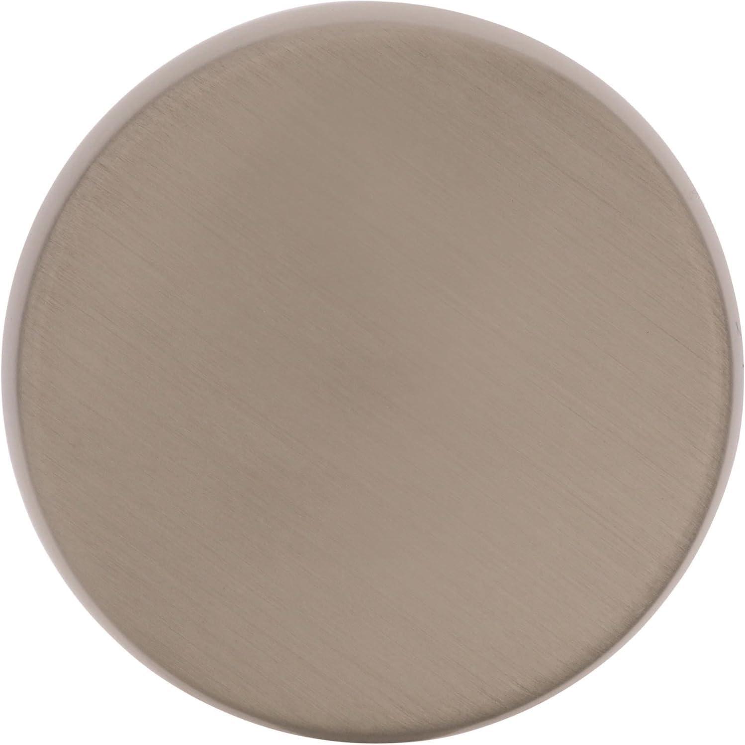imageAmerock Cabinet Knob Black Bronze 158 inch 41 mm Diameter Blackrock 1 Pack Drawer Knob Cabinet HardwareSatin Nickel