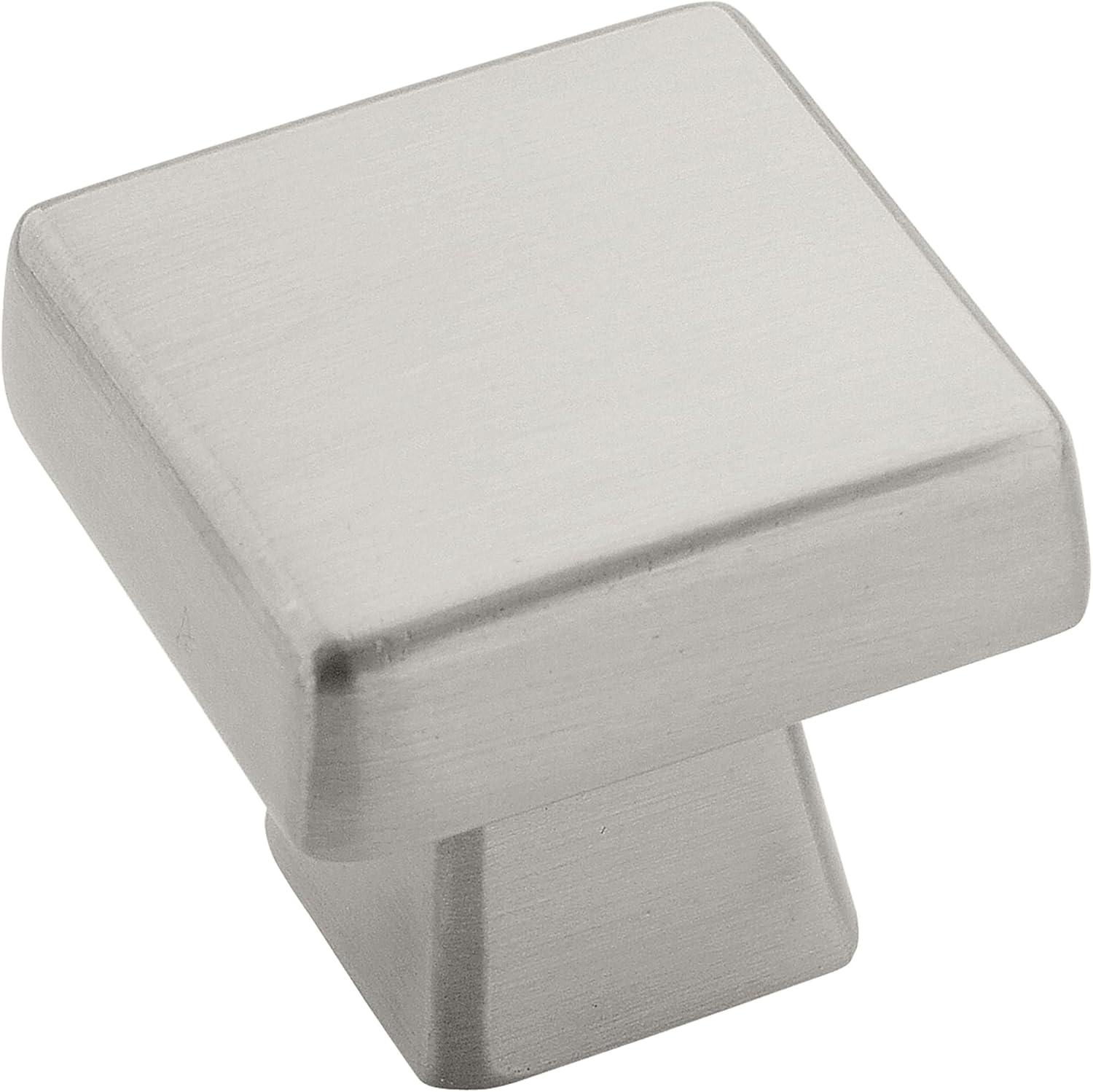 imageAmerock Cabinet Knob Black Bronze 158 inch 41 mm Diameter Blackrock 1 Pack Drawer Knob Cabinet HardwareSatin Nickel