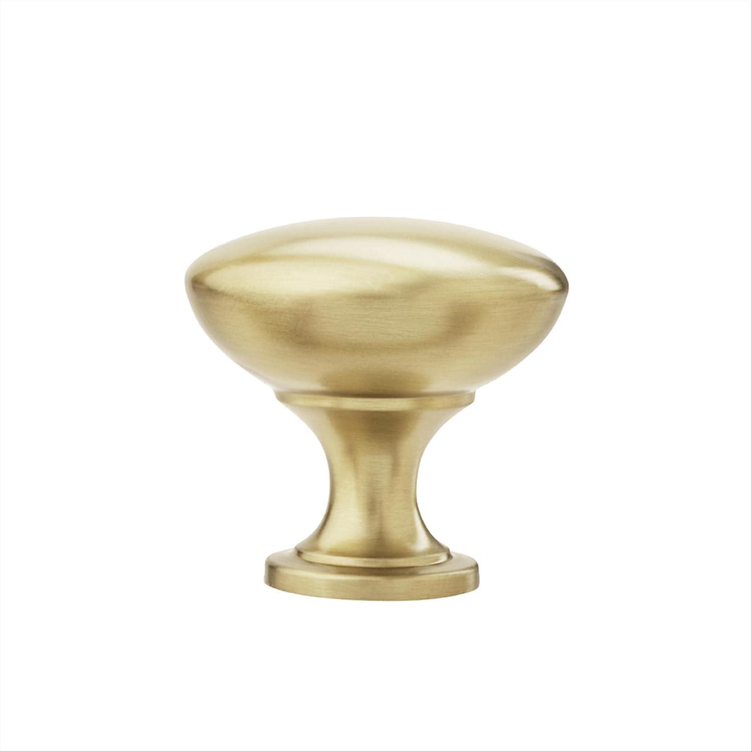 imageAmerock Cabinet Knob Oil Rubbed Bronze 114 inch 32 mm Diameter Edona 10 Pack Drawer Knob Cabinet HardwareGolden Champagne