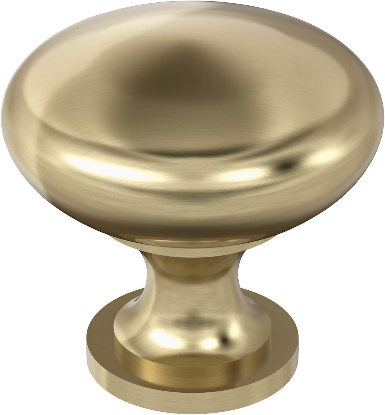 imageAmerock Cabinet Knob Oil Rubbed Bronze 114 inch 32 mm Diameter Edona 10 Pack Drawer Knob Cabinet HardwareGolden Champagne