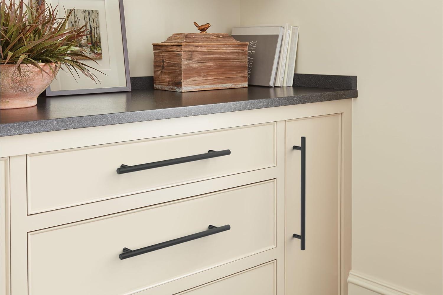 imageAmerock Cabinet Pull Black Bronze 7916 inch 192 mm Center to Center Bar Pulls 1 Pack Drawer Pull Drawer Handle Cabinet HardwareBlack Bronze