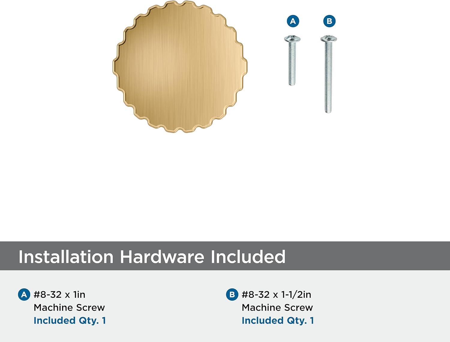 imageAmerock Ballard 1 inch 25mm Diameter Matte Black Cabinet Knob BP37640MBChampagne Bronze
