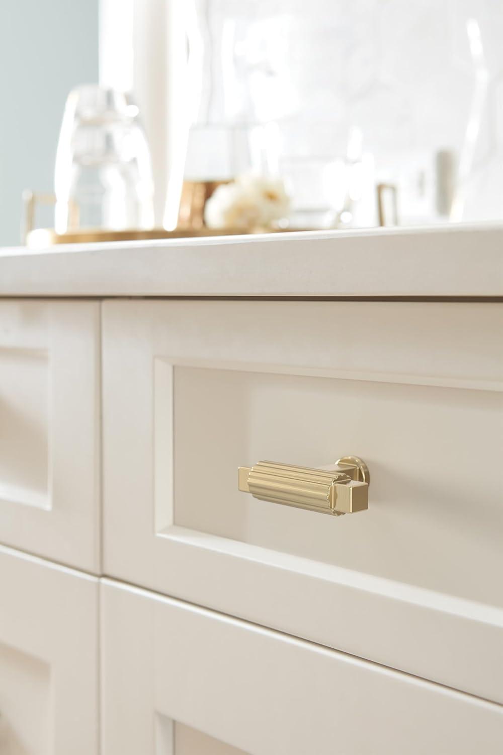 imageAmerock Ballard 1 inch 25mm Diameter Matte Black Cabinet Knob BP37640MBGolden Champagne