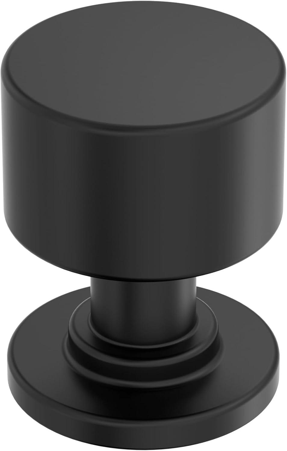 imageAmerock Balon 1 inch 25mm Diameter Champagne Bronze Cabinet Knob BP37480CZMatte Black
