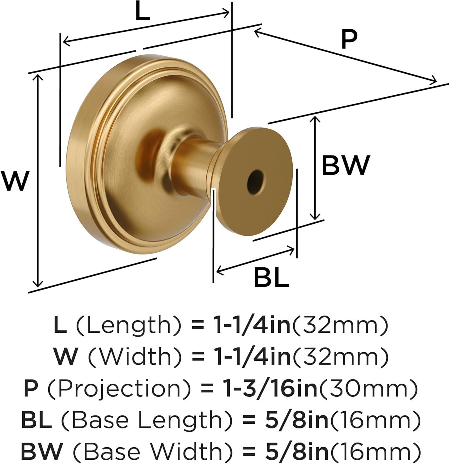 imageAmerock Enlivity 114 inch 32mm Diameter Golden Champagne Cabinet Knob BP37720BBZChampagne Bronze