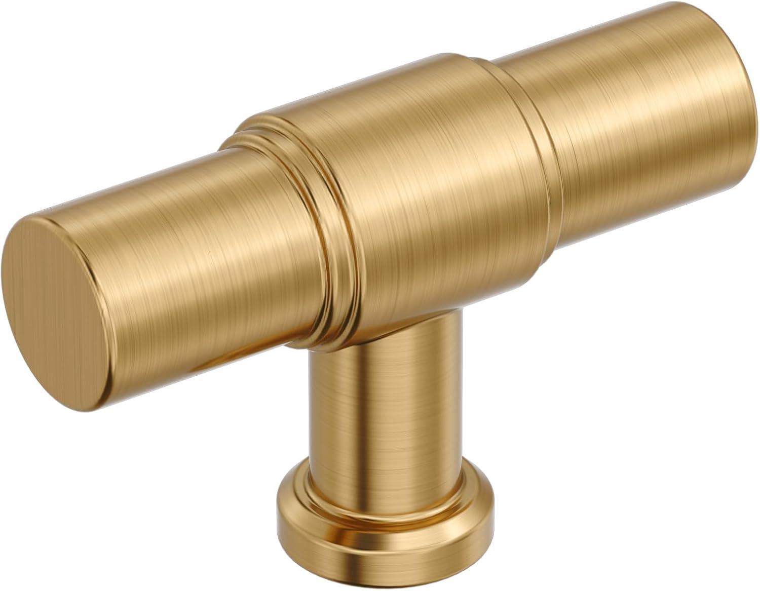 imageAmerock Faircrest 2 inch 51mm Length Satin Nickel Cabinet Knob BP37461G10Champagne Bronze