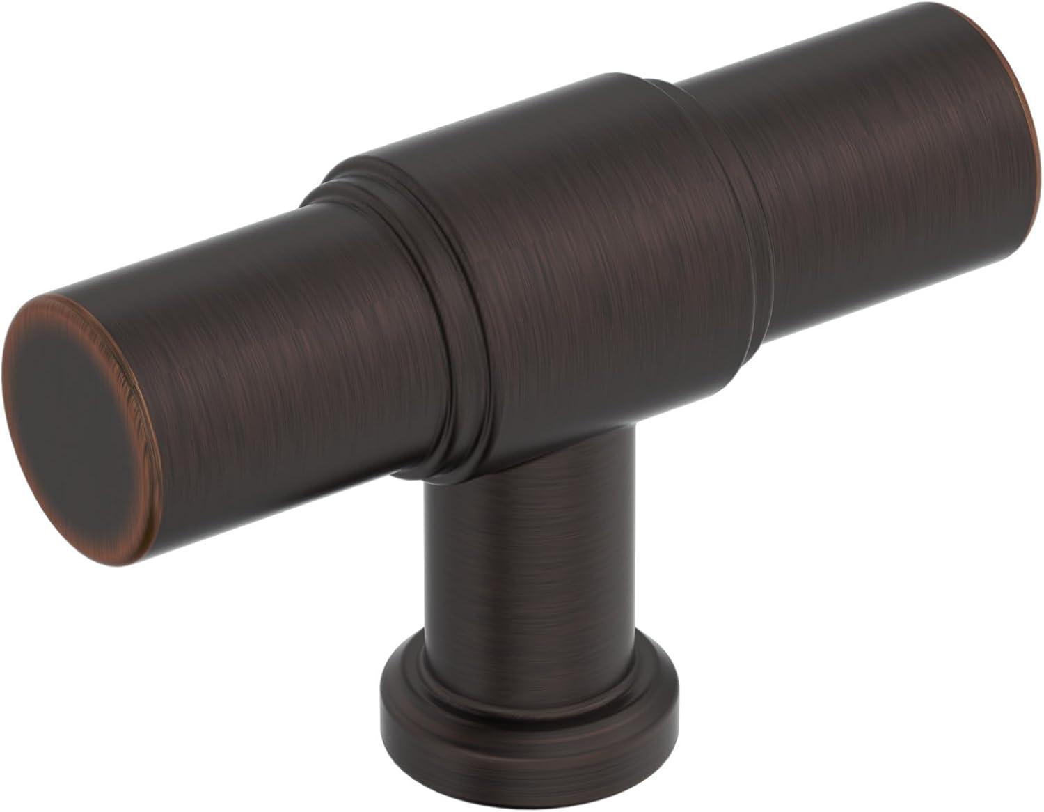 imageAmerock Faircrest 2 inch 51mm Length Satin Nickel Cabinet Knob BP37461G10Oil Rubbed Bronze