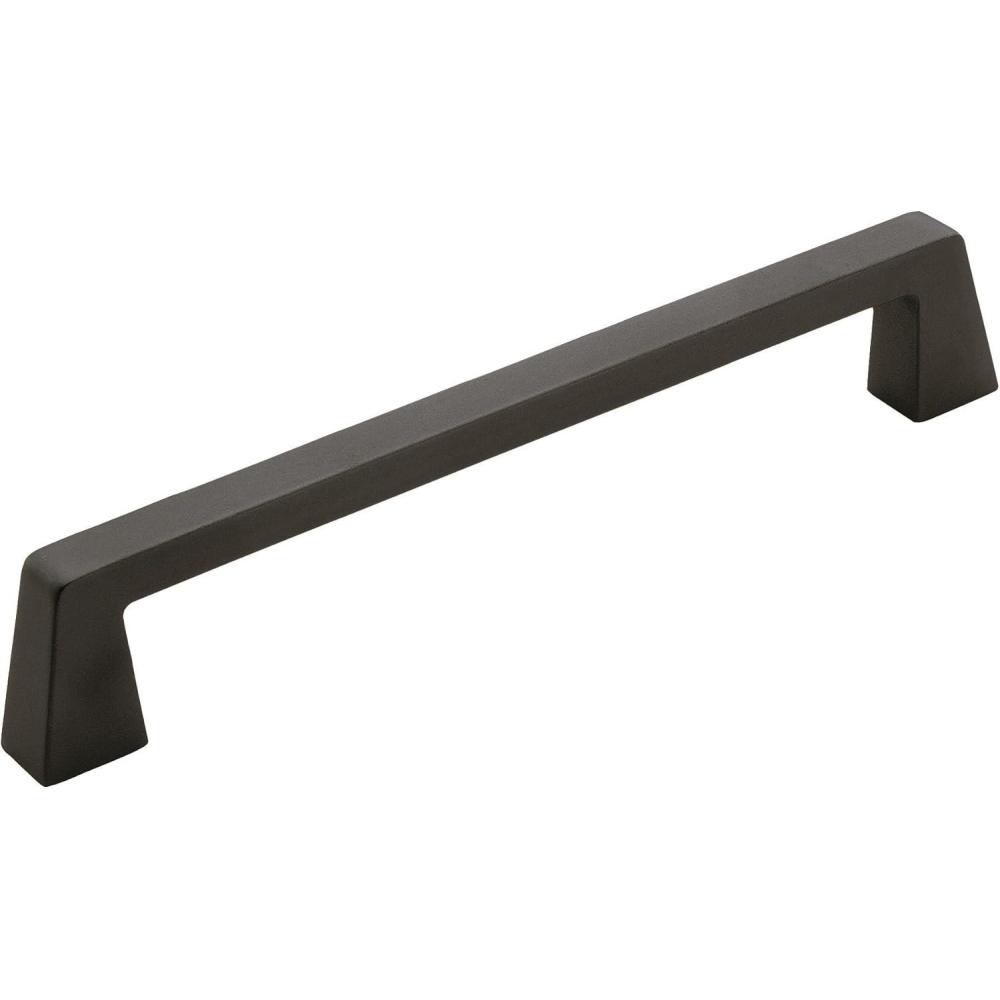 imageAmerock Appliance Pull Black Bronze 8 inch 203 mm Center to Center Blackrock 1 Pack Drawer Pull Drawer Handle Cabinet Hardware