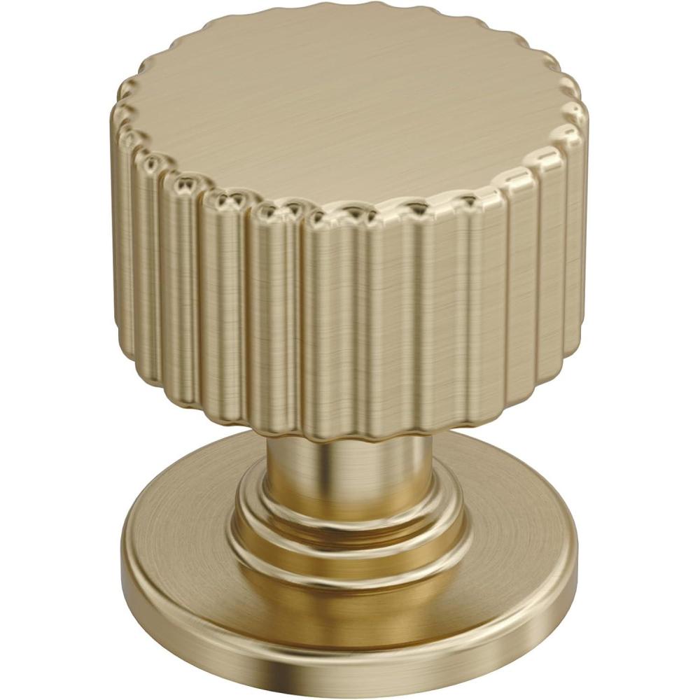 imageAmerock Ballard 1 inch 25mm Diameter Matte Black Cabinet Knob BP37640MBGolden Champagne