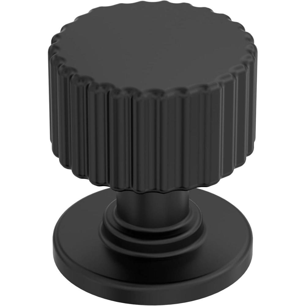 imageAmerock Ballard 1 inch 25mm Diameter Matte Black Cabinet Knob BP37640MBMatte Black