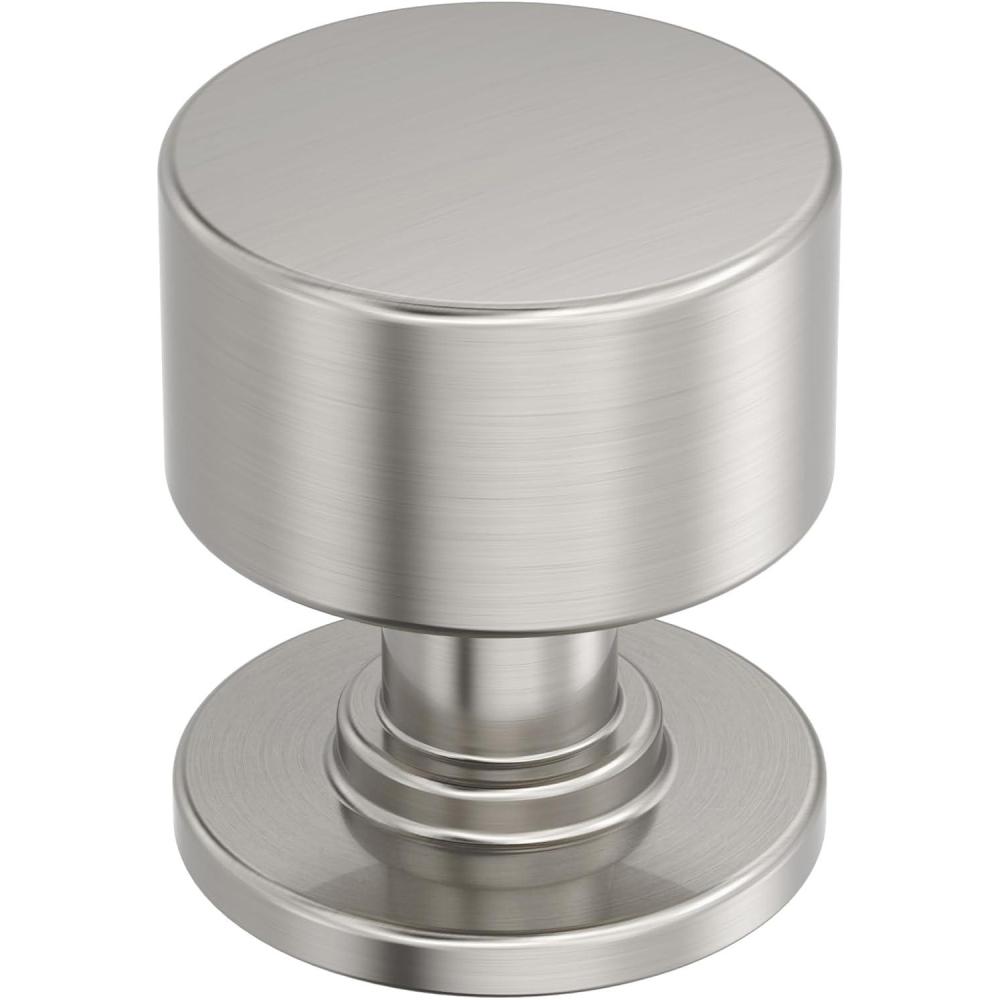 imageAmerock Balon 1 inch 25mm Diameter Champagne Bronze Cabinet Knob BP37480CZSatin Nickel