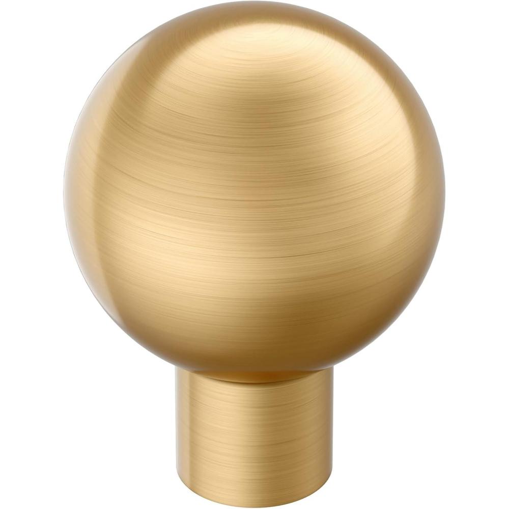 imageAmerock Coble 118 inch 29mm Diameter OilRubbed Bronze Cabinet Knob BP37660ORBChampagne Bronze