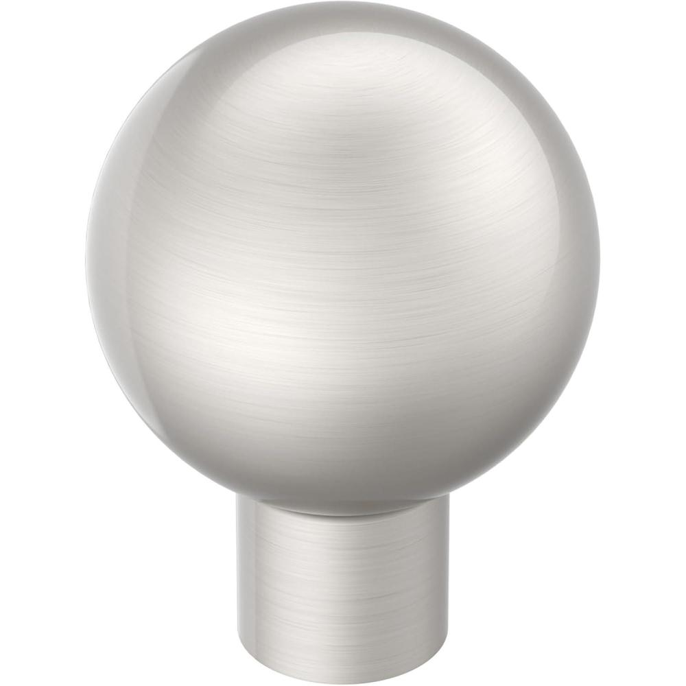 imageAmerock Coble 118 inch 29mm Diameter OilRubbed Bronze Cabinet Knob BP37660ORBSatin Nickel