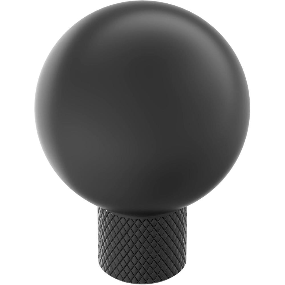 imageAmerock Collet 118 inch 29mm Diameter Satin Nickel Cabinet Knob BP37680G10Matte Black