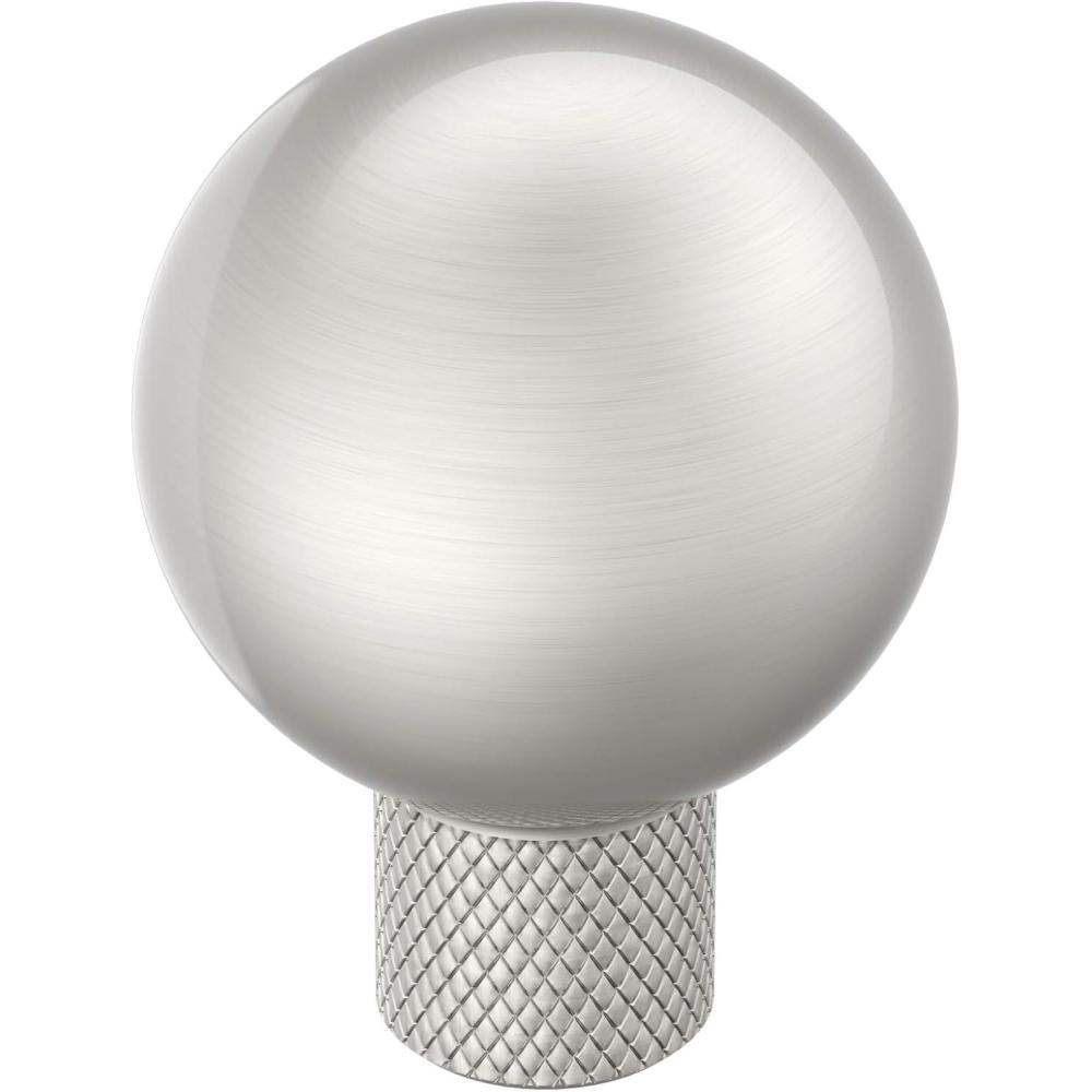 imageAmerock Collet 118 inch 29mm Diameter Satin Nickel Cabinet Knob BP37680G10Satin Nickel