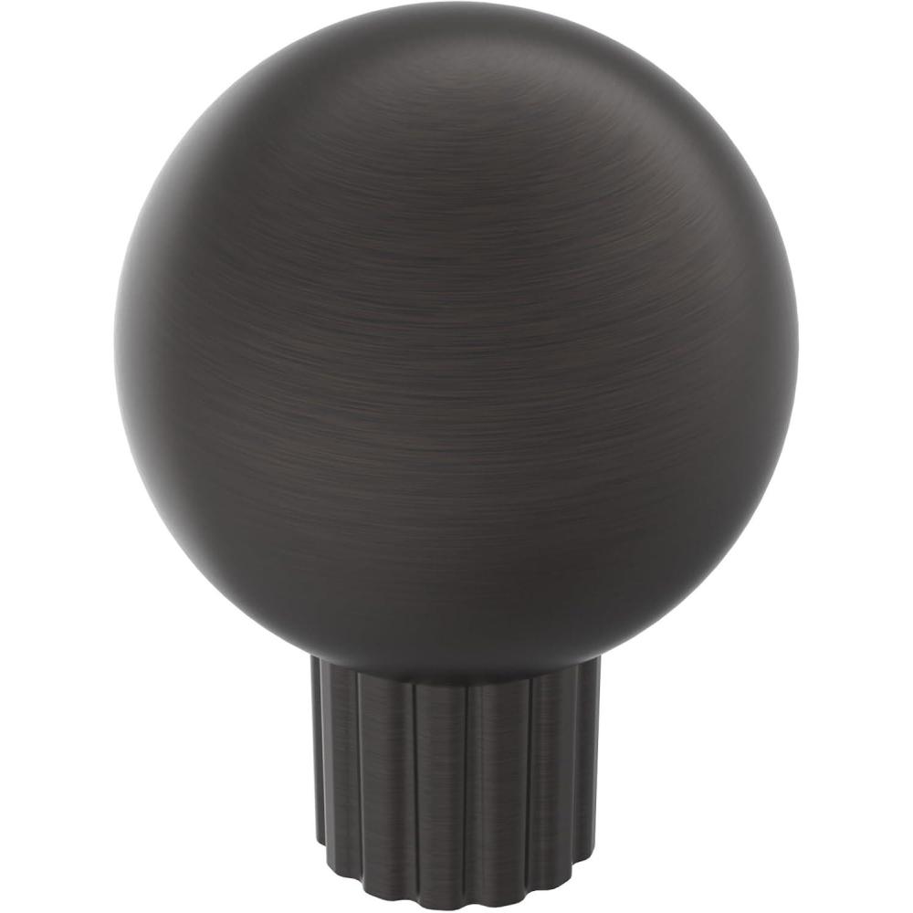 imageAmerock Cowrie 118 inch 29mm Diameter Polished Chrome Cabinet Knob BP3770026Oil Rubbed Bronze