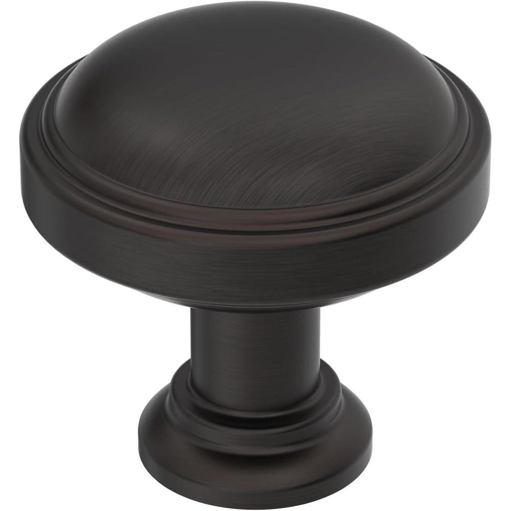 imageAmerock Enlivity 114 inch 32mm Diameter Golden Champagne Cabinet Knob BP37720BBZOil Rubbed Bronze