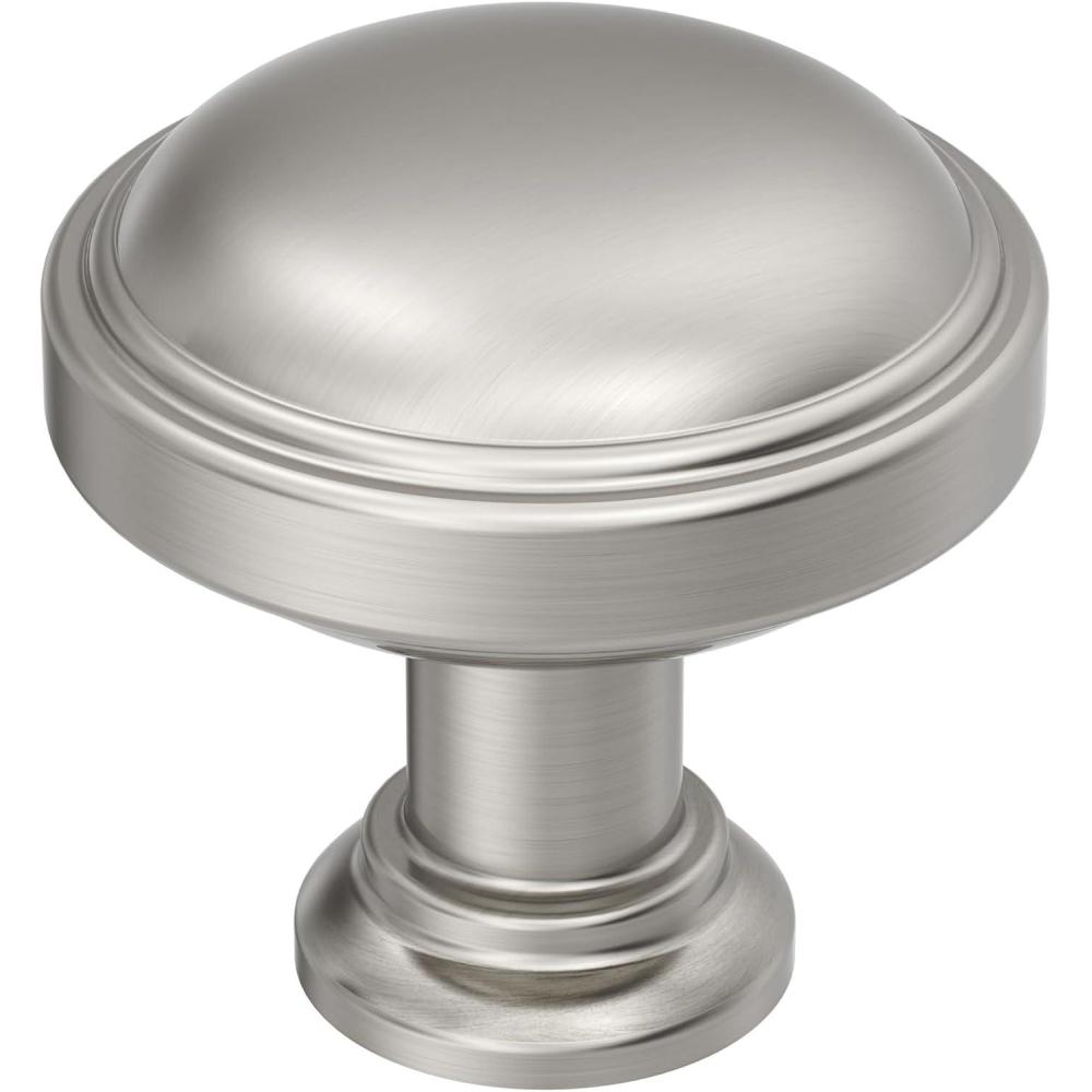 imageAmerock Enlivity 114 inch 32mm Diameter Golden Champagne Cabinet Knob BP37720BBZSatin Nickel