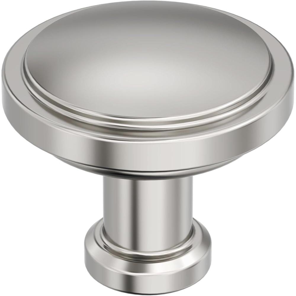 imageAmerock Faircrest 2 inch 51mm Length Satin Nickel Cabinet Knob BP37461G10Polished Nickel
