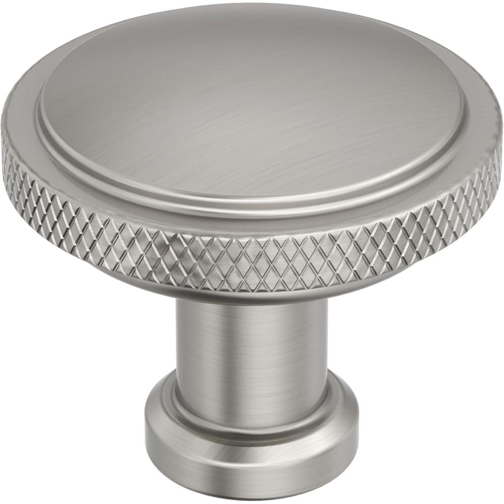 imageAmerock Faraday 2 inch 51mm Length Matte Black Cabinet Knob BP37741MBSatin Nickel