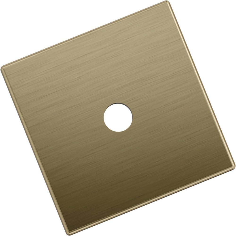 imageAmerock Ladera 6516 inch 160mm CentertoCenter Rectangle Matte Black Cabinet Pull Backplate BP37764MBGolden Champagne