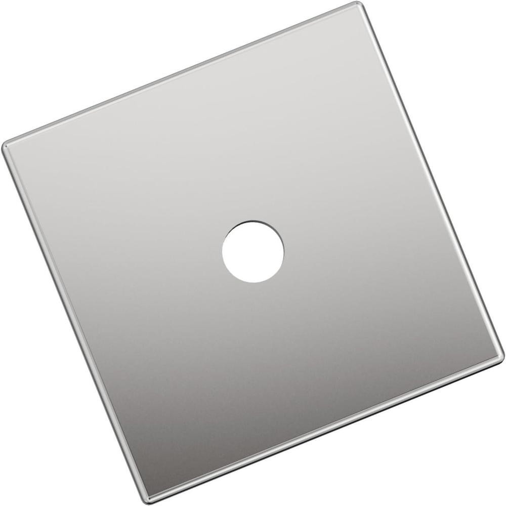 imageAmerock Ladera 6516 inch 160mm CentertoCenter Rectangle Matte Black Cabinet Pull Backplate BP37764MBPolished Chrome