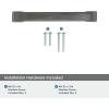 Amerock | Appliance Pull | Black Bronze | 12 inch (305 mm) Center to Center | Blackrock | 1 Pack | Drawer Pull | Drawer Handle | Cabinet Hardware(Gunmetal)
