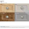 Amerock | Cabinet Knob | Oil Rubbed Bronze | 1-1/4 inch (32 mm) Diameter | Edona | 10 Pack | Drawer Knob | Cabinet Hardware(Antique Silver)