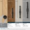 Amerock | Cabinet Knob | Oil Rubbed Bronze | 1-1/4 inch (32 mm) Diameter | Edona | 10 Pack | Drawer Knob | Cabinet Hardware(Matte Black)