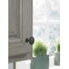 Amerock | Cabinet Knob | Oil Rubbed Bronze | 1-1/4 inch (32 mm) Diameter | Edona | 10 Pack | Drawer Knob | Cabinet Hardware(Matte Black)