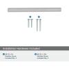 Amerock | Cabinet Pull | Black Bronze | 7-9/16 inch (192 mm) Center to Center | Bar Pulls | 1 Pack | Drawer Pull | Drawer Handle | Cabinet Hardware(Stainless Steel)