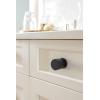 Amerock Ballard 1 inch (25mm) Diameter Matte Black Cabinet Knob, BP37640MB(Matte Black)