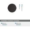 Amerock Ballard 1 inch (25mm) Diameter Matte Black Cabinet Knob, BP37640MB(Oil Rubbed Bronze)