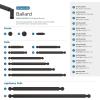 Amerock Ballard 1 inch (25mm) Diameter Matte Black Cabinet Knob, BP37640MB(Oil Rubbed Bronze)