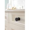 Amerock Balon 1 inch (25mm) Diameter Champagne Bronze Cabinet Knob, BP37480CZ(Matte Black)
