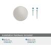 Amerock Balon 1 inch (25mm) Diameter Champagne Bronze Cabinet Knob, BP37480CZ(Satin Nickel)