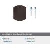 Amerock Bellamy 1-1/2 inch (38mm) Length Champagne Bronze Cabinet Knob, BP36687CZ(Oil Rubbed Bronze)