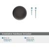 Amerock Coble 1-1/8 inch (29mm) Diameter Oil-Rubbed Bronze Cabinet Knob, BP37660ORB(Oil Rubbed Bronze)