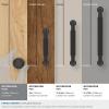 Amerock Collet 1-1/8 inch (29mm) Diameter Satin Nickel Cabinet Knob, BP37680G10(Oil Rubbed Bronze)