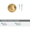 Amerock Enlivity 1-1/4 inch (32mm) Diameter Golden Champagne Cabinet Knob, BP37720BBZ(Champagne Bronze)
